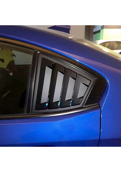 Mat Siyah Arka Yan Havalandırma Çeyrek Pencere Panjur Deklanşör Kapağı Trim Için Subaru Wrx /wrx Stı 2015-2021 (Yurt Dışından) modelleri