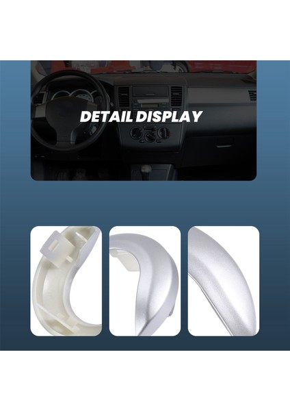 Nissan Tiida 2005-2010 1.6 Lıvına NV200 A Için Araba Iç Kapı Kolu Kapağı Dekoratif Kaplama Iç Kol Rozeti (Yurt Dışından)