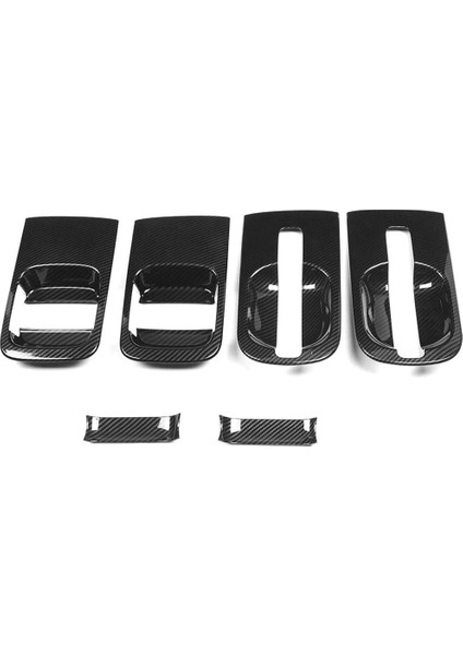 6 Adet/takım Araba Abs Karbon Fiber Kapı Kolu Kase Kapağı Hyundai Grand Starex Için H1 I800 2018-2020 Araba Aksesuarları (Yurt Dışından) fırsatları