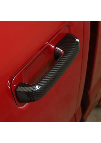 Dış Kapı Kolu Kabuk Dekorasyon Kapak Çıkartmalar Trim Ford F150 2015-2020 Araba Aksesuarları, Abs Karbon Fiber (Yurt Dışından) modelleri