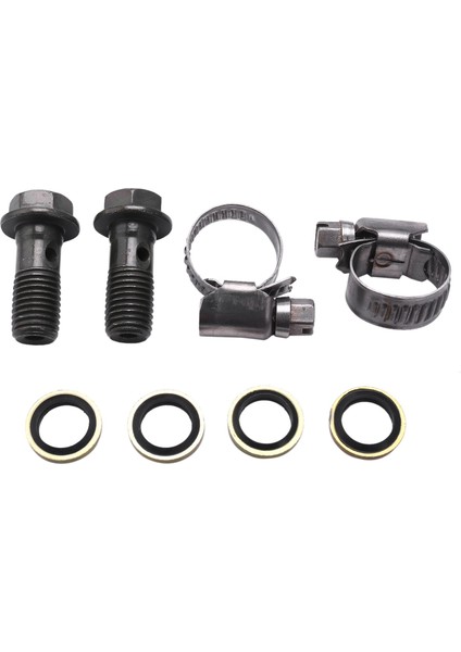 Motosiklet Yağ Soğutucusu 4 Sıralı Örgü Büyük Boy 10MM Boru ile 50CC-160CC Modifiye Yağ Soğutmalı Motorlar Pit Dirt Bike (Yurt Dışından)