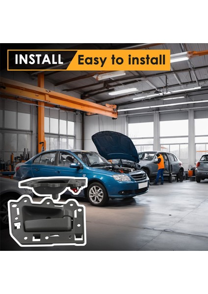 1 Çift Ön Iç Kapı Kolu 1JV461J3AA 1JV471J3AA Jeep Grand Cherokee 05-11 Lhd 82139 82134 Iç Kapı Çekme Kolu Gri (Yurt Dışından)