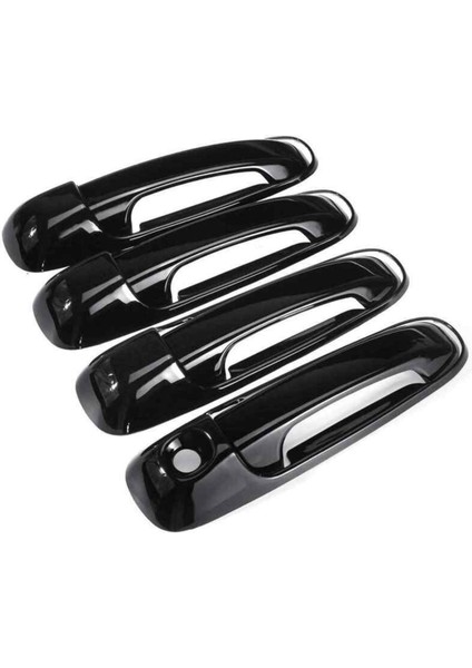 Adet Araba Dış Kapı Kolları 4 Kapı Kolu Kapakları Dodge Ram 1500 2500 3500 4500 5500 2002-2008 Karbon Fiber (Yurt Dışından)