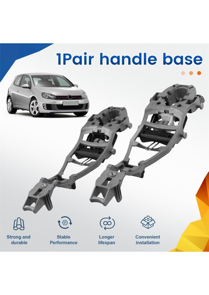 Ön Arka Sol Sağ Iç Kapı Kolu Braketi Vw Golf Je.tta Mk5 Rabbit 1K0837885A 1K0837886A 1K0837885 1K0837886 (Yurt Dışından)