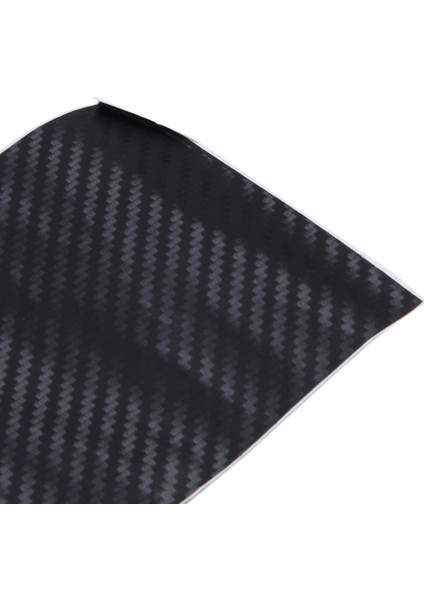 Araba Araç Dıy 3D Karbon Fiber Vinil Wrap Rulo Şerit Etiket Çıkartması 70X10 cm Siyah (Yurt Dışından)