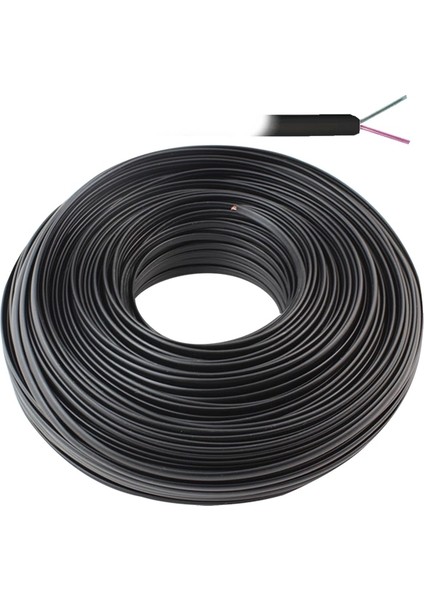 Telefon Kablosu 2li Siyah Flat Köken 100 Metre Powermaster (4172)