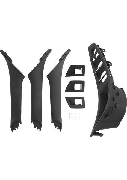Araba Iç Kapı Paneli Kolu Çekme Trim Seti Bmw F10 535I 550I 528I Iç Kol Dayama Kolu 51417261929 51417225873 B (Yurt Dışından)