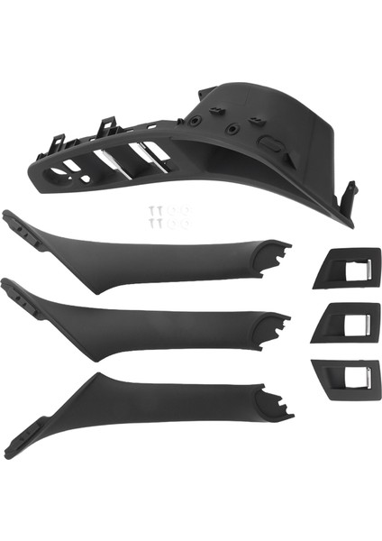 Araba Iç Kapı Paneli Kolu Çekme Trim Seti Bmw F10 535I 550I 528I Iç Kol Dayama Kolu 51417261929 51417225873 B (Yurt Dışından)