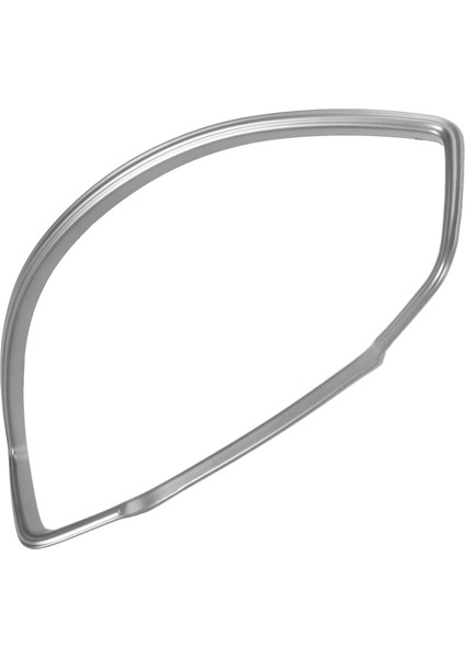 Araba Dashboard Gösterge Paneli Ekran Çerçeve Kapak Trim Etiket Honda Civic 11TH Nesil 2021-2022 Gümüş (Yurt Dışından)