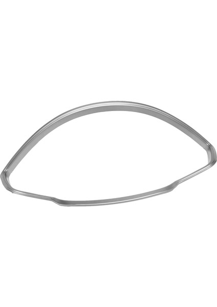 Araba Dashboard Gösterge Paneli Ekran Çerçeve Kapak Trim Etiket Honda Civic 11TH Nesil 2021-2022 Gümüş (Yurt Dışından)