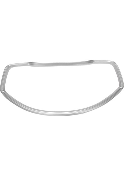 Araba Dashboard Gösterge Paneli Ekran Çerçeve Kapak Trim Etiket Honda Civic 11TH Nesil 2021-2022 Gümüş (Yurt Dışından)