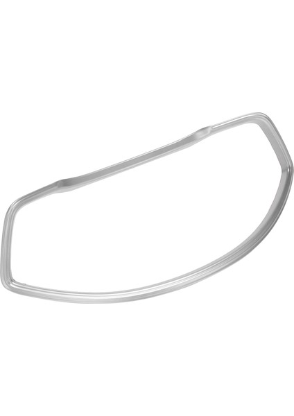 Araba Dashboard Gösterge Paneli Ekran Çerçeve Kapak Trim Etiket Honda Civic 11TH Nesil 2021-2022 Gümüş (Yurt Dışından)