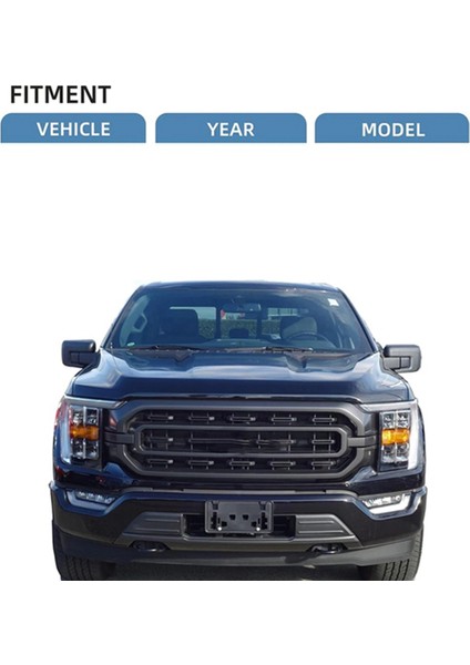 Ford F150 (Raptor Hariç) 2.7l 3.0l 3.5l V6 Motorlar 2021-2023 ML3Z17A385BB Için Ön Plaka Çerçevesi (Yurt Dışından)