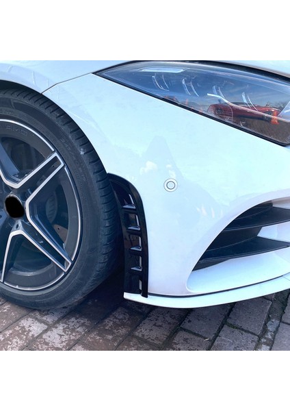 Araba Ön Tekerlek Abs Hava Menfezi Kaput Çamurluğu Mercedes-Benz Cls-Class C257 CLS260 300 2018-2021 Parlak Siyah (Yurt Dışından)
