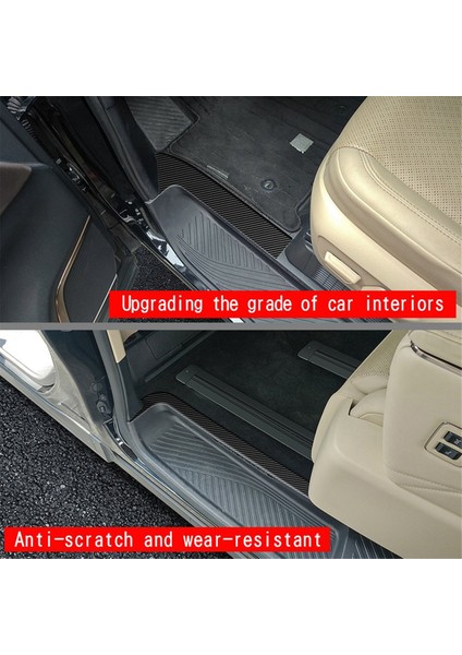 Toyota Alphard/vellfıre 40 Serisi 2023+ Için Araba Deri Üst Eşik Şeritleri Trim Sticker Eşik Şeridi Araba Kapı Koruma Şeritleri (Yurt Dışından) indirimleri