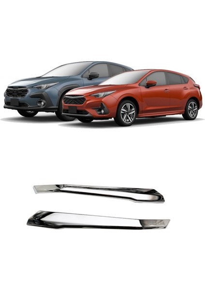 Araba Ön Izgara Izgara Kapağı Trim Dekoratif Şeritler Subaru Crosstrek Impreza 2024 Aksesuarları Için (Yurt Dışından) indirimleri