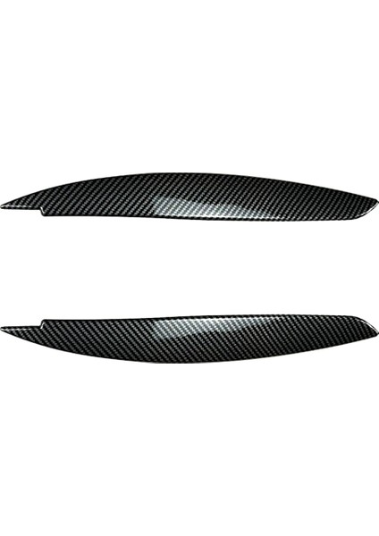 Araba Karbon Fiber Desen Far Lambası Kaşları Kapak Trim Için Bmw 1 Serisi E81 E82 E87 E88 2008-2013 Araba Göz Kapakları Kapakları (Yurt Dışından)
