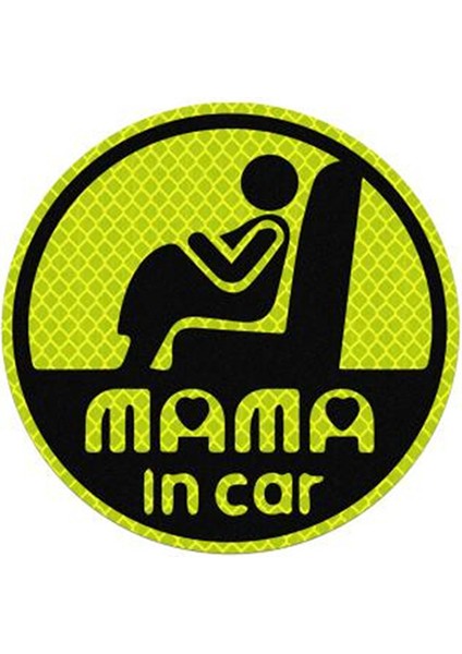 Mama Arabada Hamile Araba Sticker Pvc Renkli Çıkartmalar Sticker Nissan X-Traıl Qashqai Carola Vios B (Yurt Dışından)