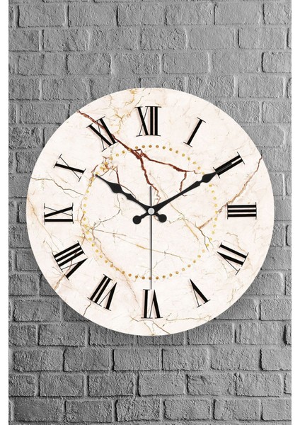 Muyika Margia Oval Cam Ön Kısım 36CM Duvar Saati Pds-36