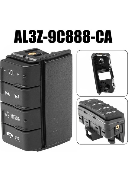 AL3Z-9C888-CA Araba Siyah Sağ El Ses Kontrol Düğmeleri Ford F-150 2011-2014 (Yurt Dışından)