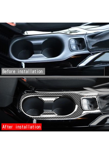 Toyota Corolla Cross Rhd Drive Araba Merkezi Kontrol Su Bardağı Çerçevesi Iç Modifikasyon Karbon Fiber (Yurt Dışından)