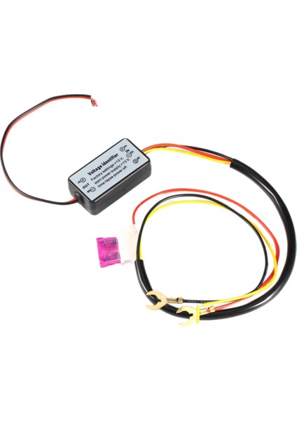 Araba LED Gündüz Farları Kontrol Rölesi Kablo Demeti Dimmer Açık/kapalı 12-18V Sis Lambası Kontrol Drl Kontrol (Yurt Dışından)