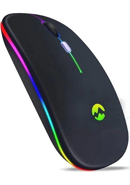 Everest SM-BT11 USB Siyah 2ın1 Bluetooth 2.4ghz Şarj Edilebilir Kablosuz Mouse (4172)