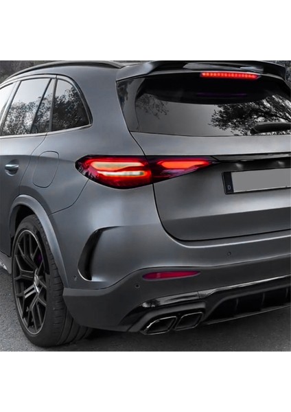 Mercedes Benz Glc Sınıfı X254 Amg Line 2023 2024 Arka Tampon Trim Dudak Spoiler Çamurluk Kanatçıkları Kanatçıklar, Siyah (Yurt Dışından) fırsatları