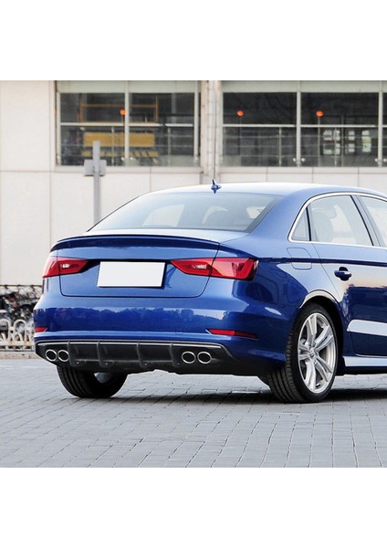 Araba Arka Dudak Spoiler Difüzör Audi S3 8 V Sedan Erken Aşama 2013-2015 Araba Styling Aksesuarları (Yurt Dışından) fiyatları
