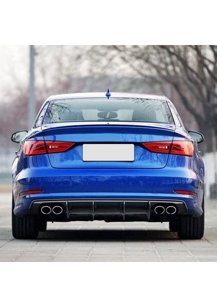 Araba Arka Dudak Spoiler Difüzör Audi S3 8 V Sedan Erken Aşama 2013-2015 Araba Styling Aksesuarları (Yurt Dışından) fırsatları