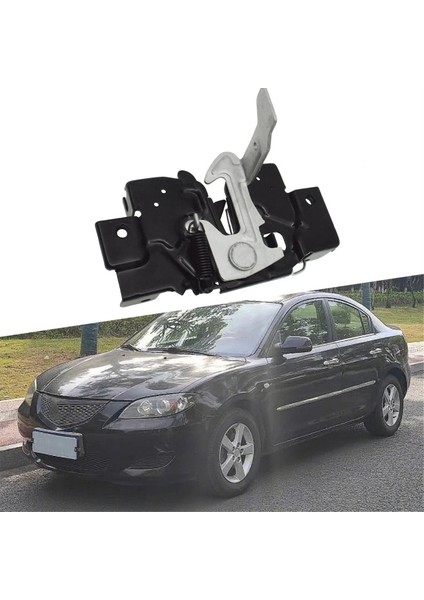 Araba Motor Kaputu Mandalı Kilidi BN8P56620B Mazda 3 2004-2009 Sedan MA123410 Motor Kaputu Kilitleme Makinesi (Yurt Dışından)