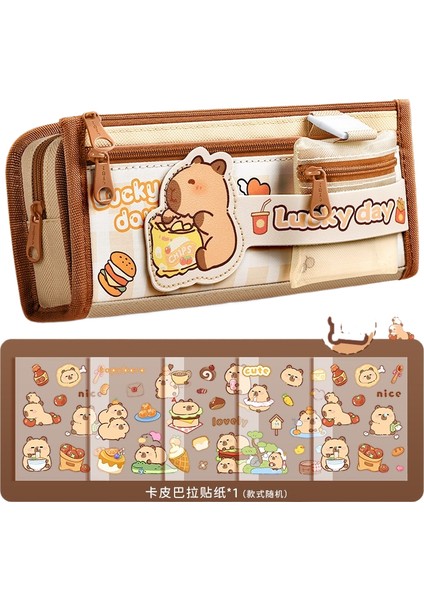 Karikatür Büyük Kapasiteli Kalem Kutusu (Yurt Dışından)