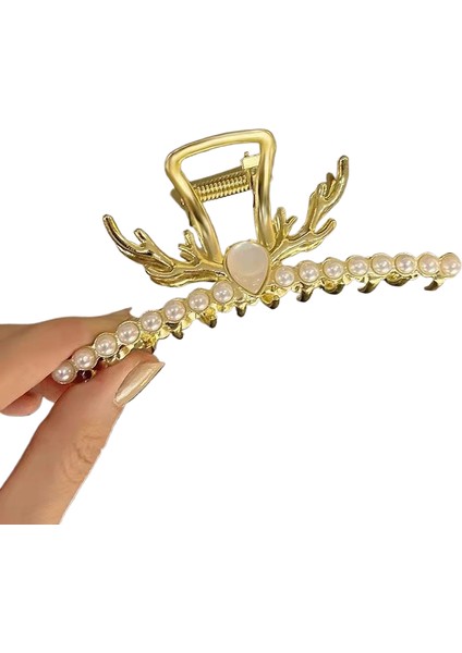 Rhinestone Saçak Plakası Köpekbalığı Klipsi Saç Aksesuarları (Yurt Dışından)
