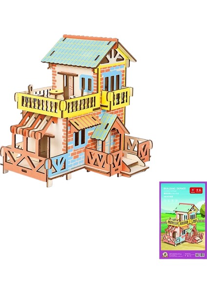 Yeni Ahşap Yapboz Modeli 3D Üç Boyutlu Eğitici Oyuncaklar (Yurt Dışından)