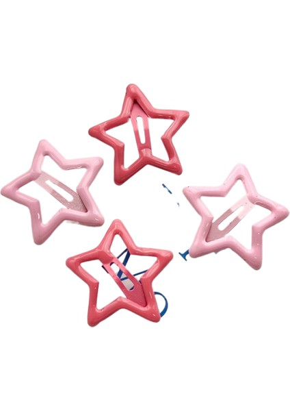 Dopamin Şeker Rengi Yıldız Saç Klipsi (Yurt Dışından)