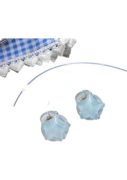 Dopamin Şeker Rengi Yıldız Saç Klipsi (Yurt Dışından)