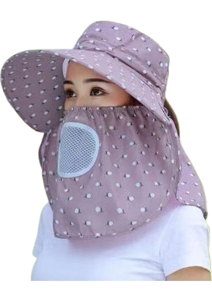 Güneş Koruma Şapkası Yüz Maskesi (Yurt Dışından)