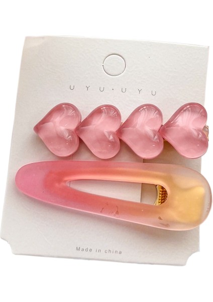 Dopamin Şeker Rengi Yıldız Saç Klipsi (Yurt Dışından)