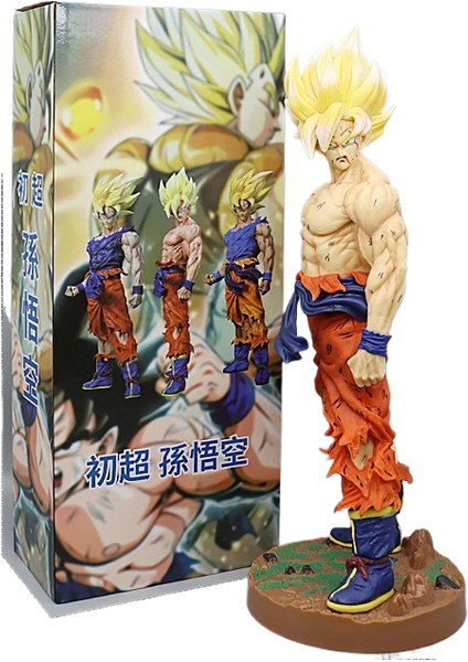 Yedi Dragon Ball Süper Saiyan Mankenleri Anime Modeli Çevresel Süsler Sun Wukong Vegeta Klasik Süper Sai Serisi (Yurt Dışından)