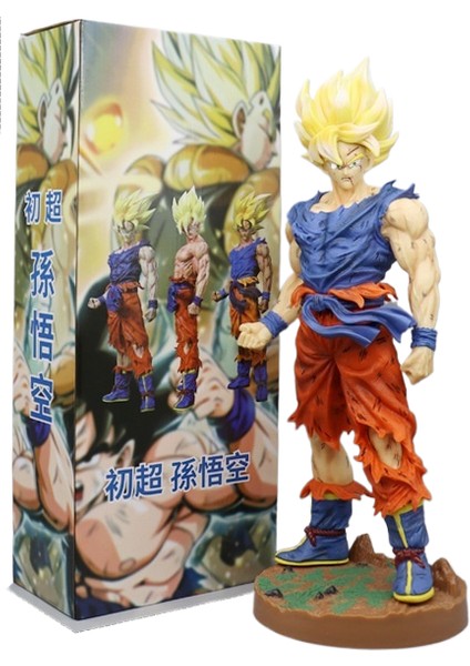 Yedi Dragon Ball Süper Saiyan Mankenleri Anime Modeli Çevresel Süsler Sun Wukong Vegeta Klasik Süper Sai Serisi (Yurt Dışından)