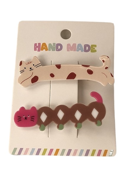 Karikatür Sevimli Saç Tokası Seti (Yurt Dışından)