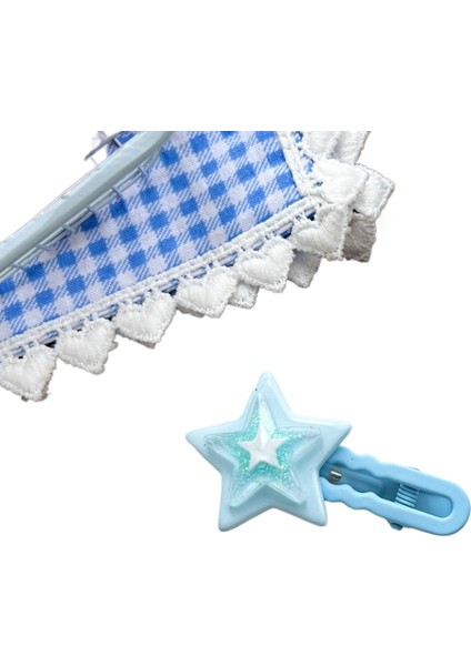 Dopamin Şeker Rengi Yıldız Saç Klipsi (Yurt Dışından)