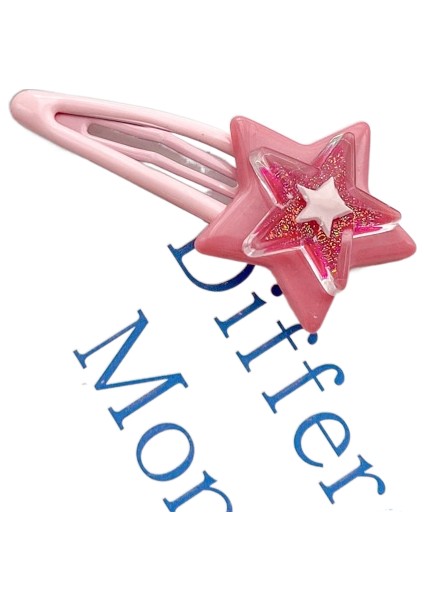 Dopamin Şeker Rengi Yıldız Saç Klipsi (Yurt Dışından)