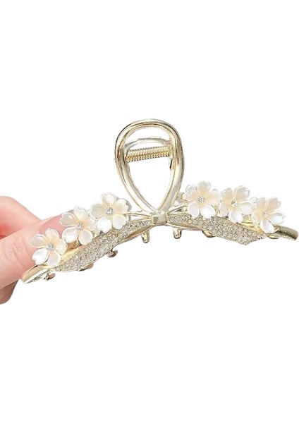 Rhinestone Saçak Plakası Köpekbalığı Klipsi Saç Aksesuarları (Yurt Dışından)