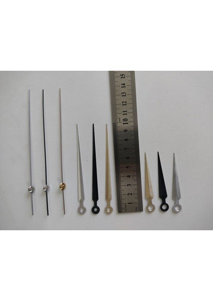 Saat Mekanizması,quartz Akar Saat Mekanizması 16 mm ve Seti (Akrep - Yelkovan - Saniye) Askısız fiyatları