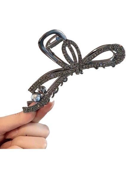 Rhinestone Saçak Plakası Köpekbalığı Klipsi Saç Aksesuarları (Yurt Dışından)