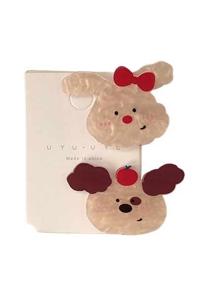 Karikatür Sevimli Saç Tokası Seti (Yurt Dışından)