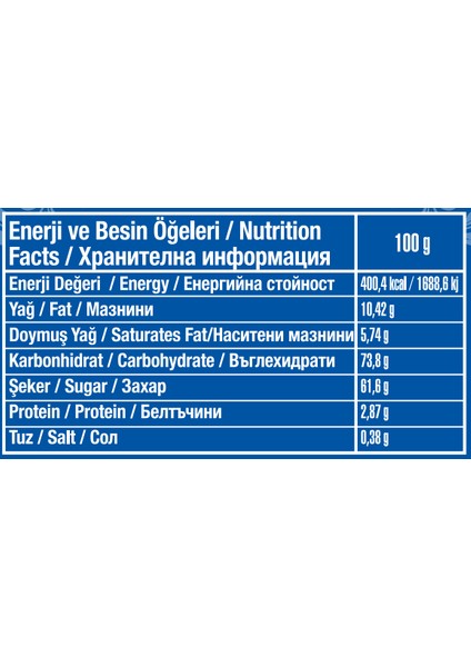 Sütlü 500 Gr. (1 Poşet)