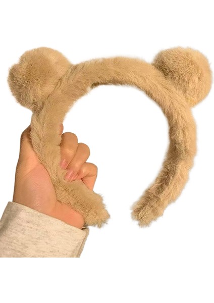 Yıka Yüz Makyajı Peluş Kafa Bandı Saç Bandı (Yurt Dışından)