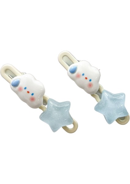 Dopamin Şeker Rengi Yıldız Saç Klipsi (Yurt Dışından)